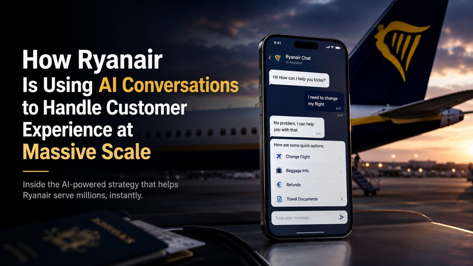 How Ryanair Is Using AI Conversations to Handle Customer Experience at Massive Scale