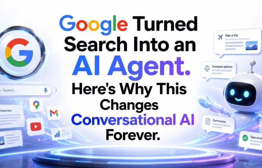 Google Turned Search Into an AI Agent. Here's Why This Changes Conversational AI Forever
