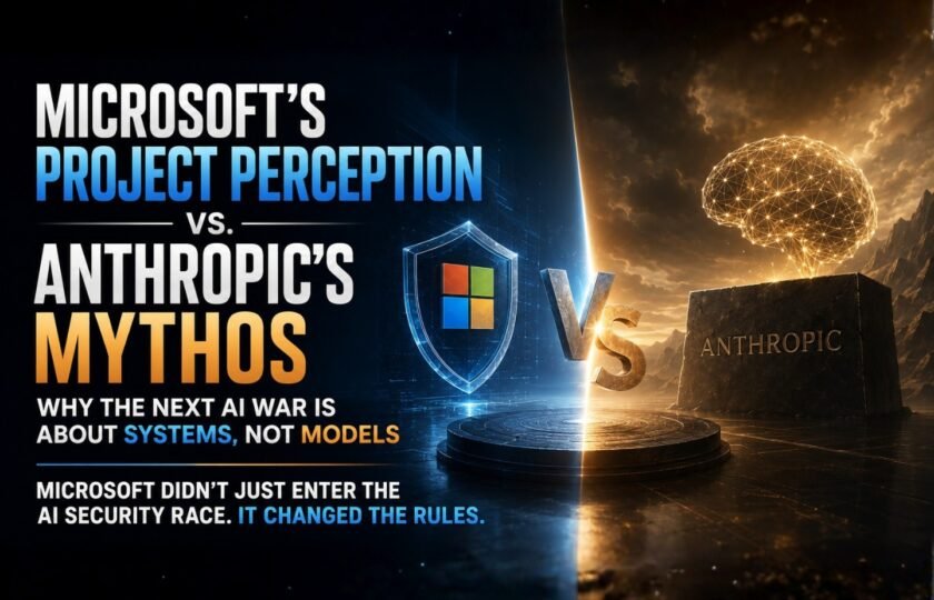 Microsoft's Project Perception vs. Anthropic's Mythos: Why the Next AI War Is About Systems, Not Models